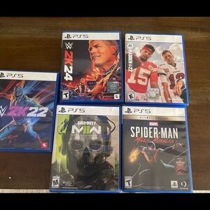 PS5 Video Game Collection 5 games